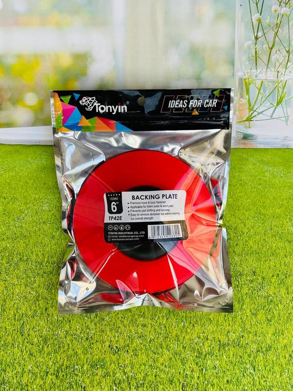 Backing Plate Rotary Polisher / Tatakan Mesin Poles Rotary (Soft Rubber Red Color) 3