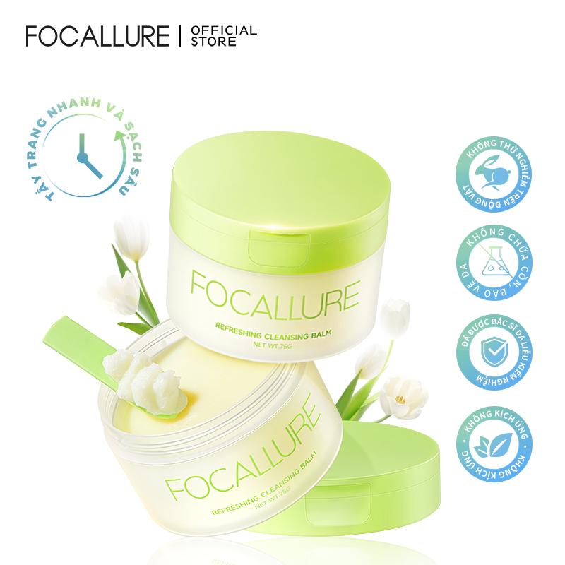 【VOUCHER 40K Kem Tẩy Trang Chiết Xuất Thực Vật Làm Sạch Sâu 75ml Dưỡng Ẩm Không Gây Kích Ứng Hiệu Focallure 75g