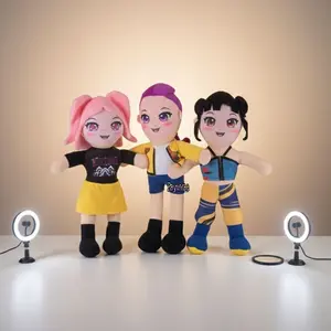 Boneka Rumi Mira Zoey 45cm Kpop Demon Hunter Mainan Kado Hadiah Anak Lucu Viral
