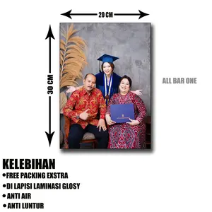 CETAK FOTO 20X30 FREE DESAIN perekat