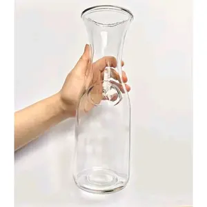 ( GARANSI PECAH )Vas Bunga Kaca Bening Tinggi Besar Minimalis Aesthetic / Vas Kaca Tabung Bunga mawar Sedap Malam Aesthetic