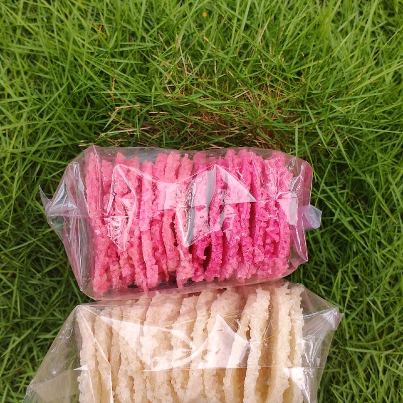 Rengginang Singkong 30pcs Mentah Campur Rasa Bawang dan Terasi Asin Food Goreng 2