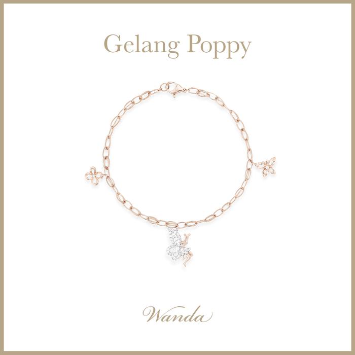Gambar Gelang Berlian Wanda - Fairytale Poppy 2 - Bracelet dari Wanda House Of Jewels Kota Administrasi Jakarta Pusat Tokopedia