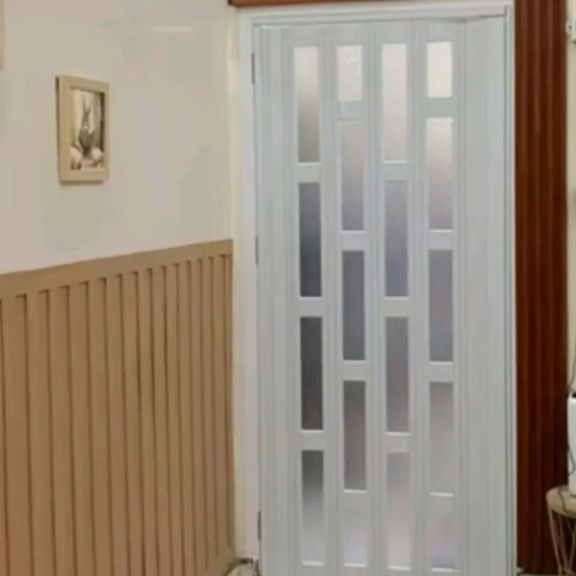 FLASH SALE PINTU GESER PVC / PINTU KACA BLUR, BUREM / FLOODING DOOR / PINTU PENYEKAT RUANGAN,MINIMALIS