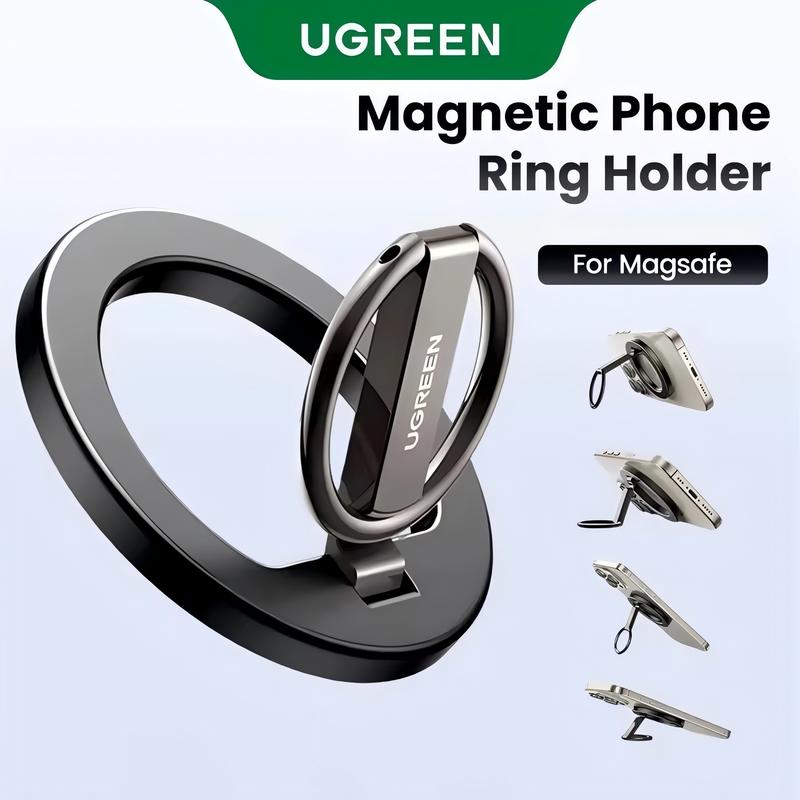  UGREEN Tay Cầm Giá Đỡ Nhẫn Nam Châm Magsafe Giá Chân Đế Điện Thoại Vô Hình Tương Thích Với iPhone 17 16 15 Pro Max Và Samsung S24 Ultra 