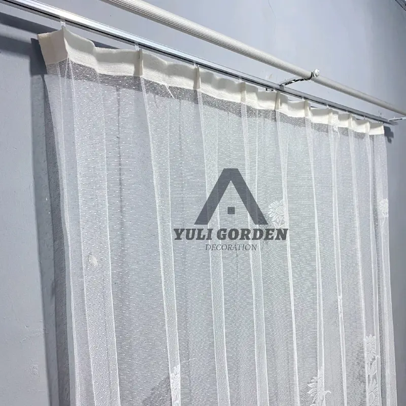 DALAMANVITRASE GORDEN POLOS CANTOLAN PLISKET HORDENG JENDELA PINTU KAMAR BUNGA PUTIH BESI TIRAI GORDENG PUTIH TRANSPARAN GORDENG JENDELA GORDENG PINTU 2