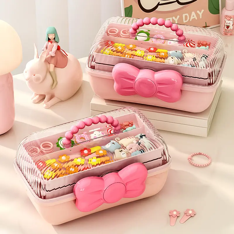 Storage Pita 3 tingkat / box penyimpanan ikat rambut dan aksesoris lainnya 7