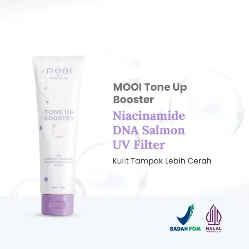 MOOI PURE GLOW TONE UP BOOSTER LOTION PENCERAH KULIT 100GR