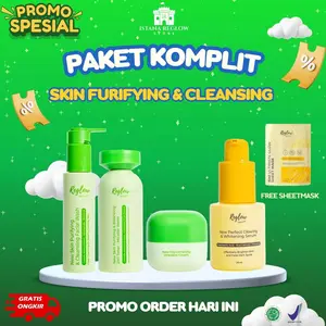 Skincare Reglow Paket Lengkap Free Sheetmask Facial Hitam Membersihkan Kotoran Komedo Mencerahkan Pencerah Kerutan Pelembab Vitamin Wajah Dark Extract Niacinamide Melembutkan Muka Berjerawat Bopeng Glutathione Beruntusan Berminyak Kering