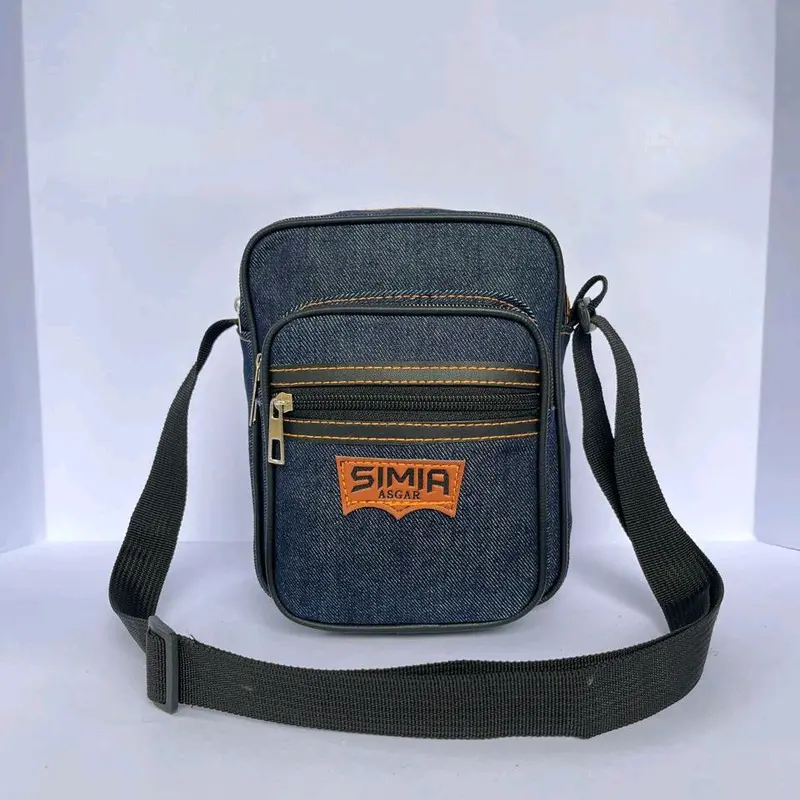 Sling Bag Mini pria wanita 3 resleting tas selempang waistbag serbaguna terbaru nyaman dipakai bahan tebal Slingbag 7