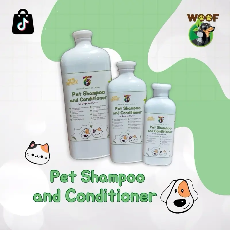 WOOF MADRE DE CACAO - SHAMPOO & CONDITIONER