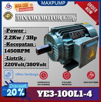 Gambar MAXPUMP Dynamo Electro Motor 3phase 2hp 4pole 1450Rpm Full Tembaga Mesin penggerak Kipas Disel Dll 380v/220v dari Poseidonpump Kota Administrasi Jakarta Utara 1 Tokopedia