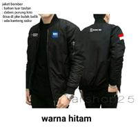 Gambar jaket bomber BUMN BRI mo logo bebas request dari arshop259 Kab. Tangerang 3 Tokopedia