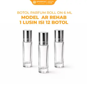 BOTOL ROLL ON 6ML MODEL AR REHAB 1 LUSIN ISI 12 BOTOL / BOTOL PARFUM / ROLL ON