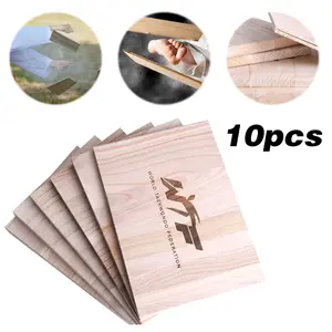 WTF 10Pcs Taekwondo Breaking Board Kayu Punching Boards Karate Seni Bela Diri Board Konstruksi Kuat Desain Multi-Guna Kinerja Tinggi untuk Latihan Teknik dan Kicks
