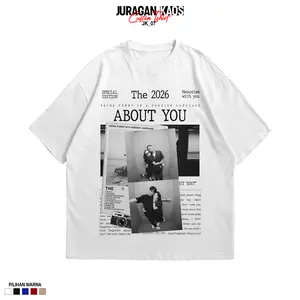 Juragan Kaos T-shirt Custom Foto " ABOUT YOU " Kaos Custom Bisa Ganti Foto T-shirt 24s Kaos Bucin Couple T-shirt Rekomendasi Kado Untuk Pacar