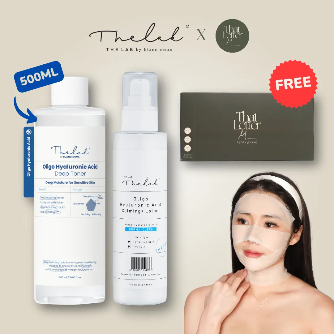 That Letter M x THE LAB by blanc doux - Wet Compress Bundle with Deep Toner