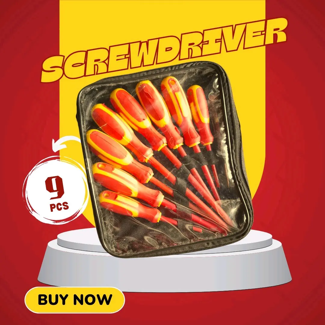 Obeng listrik set 8 pcs insulation screwdriver test pen set