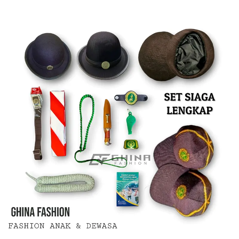 Paket Premium Alat Siaga Atribut Lengkap Pramuka SD Putra Putri Fashion 0