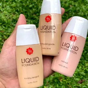 Liquid Viv Foundation Kuning Langsat ,kuning pengantin & Natural 30 ml - Produk Makeup Terbaik untuk Tampilan Natural dan Cantik
