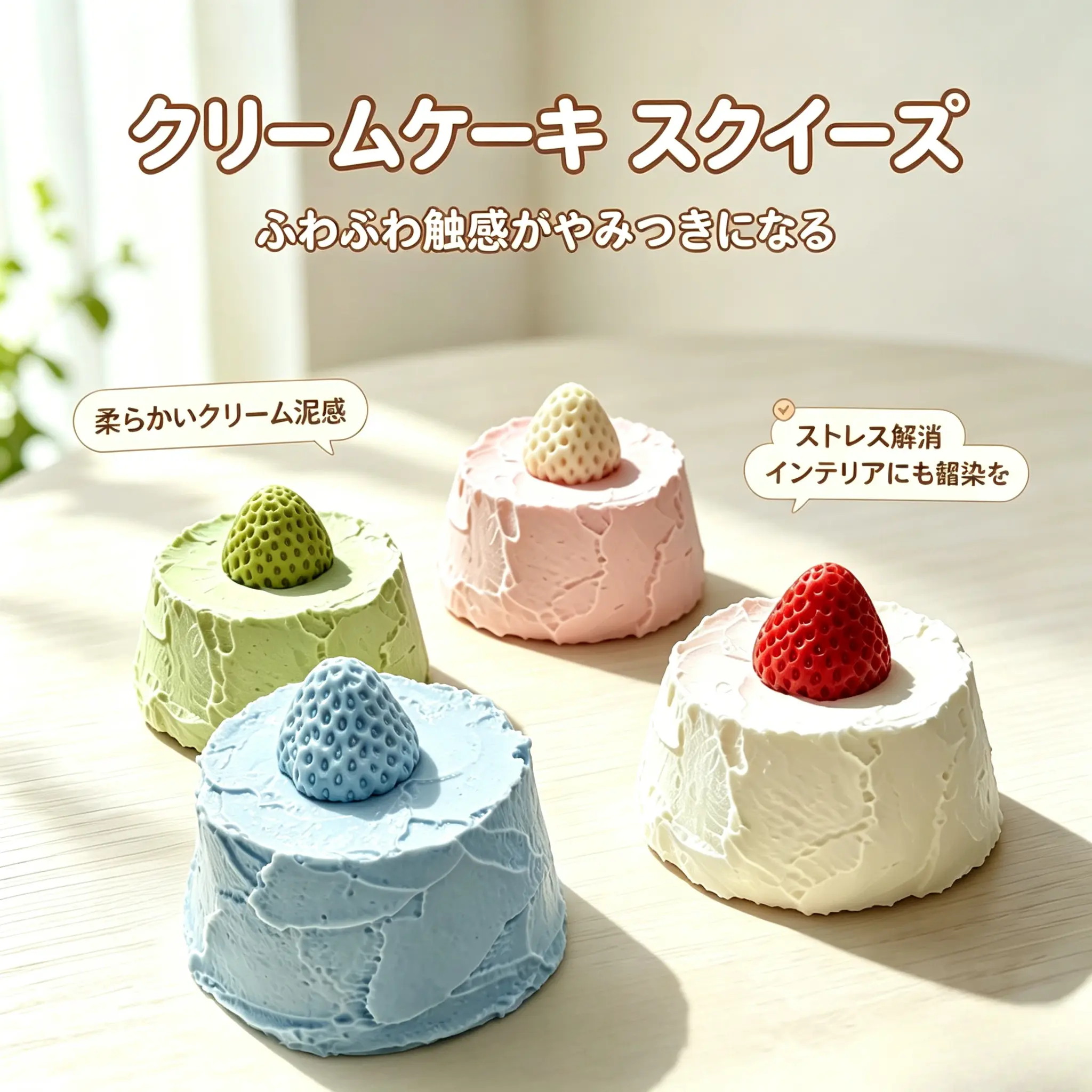 大人気のいちごケーキ ストレス解消 もちもちいちごショートケーキ