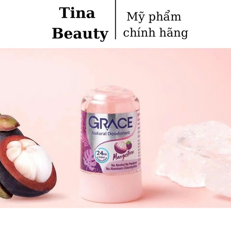  Lăn Khử Mùi Đá Khoáng Grace Thái Lan 70g Cải Thiện Mùi Cơ Thể 