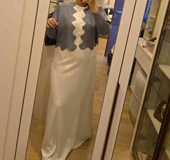 Product Review of Soraya Moeslim Cardi Azura Mix Inner Premium Dress mewah Wanita Dewasa Remaja Pesta Lebaran Cardigan Muslim waffle Santai Kardigan Outer Panjang Casual Kondangan Baju from Z**a 1