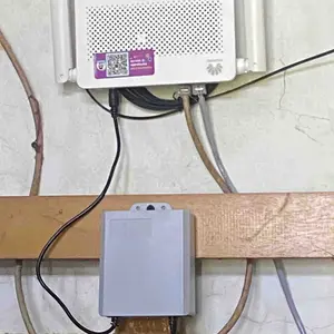 V380 Smart UPS 12V 1.5A Uninterruptible Power Supply Mini UPS Baterai Cadangan untuk WiFi Router Modem dan Kamera CCTV Outdoor Tahan Air dan Tahan Api anti mati internet cadangan listrik rumah ups tahan lama wifi tetap nyala saat mati lampu darurat rumah
