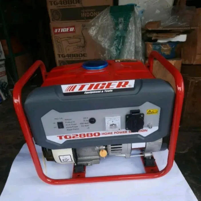 Mesin Genset Generator Gasoline 1200 Watt 4tak TIGER TG2880