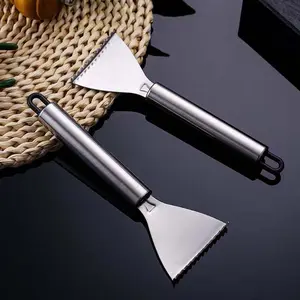 Alat Pembersih Pengupas Sisik Ikan Stainless Steel Anti Karat / Fish Scale Skin Remover Scraper / Pengupas Sisik Ikan cutenery