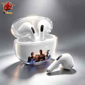 [GARANSI 1 THN] Black Myth Wukong 2026 Bluetooth 5.4 TWS Earphone Wireless  Headset  ANC 50dB  Wireless Earbuds Bass Mantap & Suara Jernih - Headset Gaming No Delay