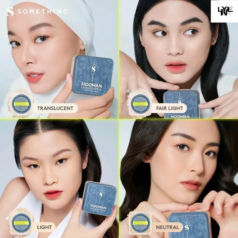 SOMETHINC Hooman Under Control HD Blur Loose Powder - Bedak Tabur 13gr Tahan Lama Wajah Cushion 7