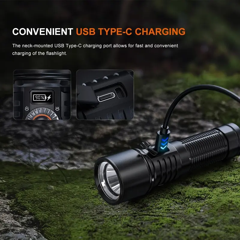 Fenix LD45R LED Flashlight Digital Focusing 2800 Lumens Senter Fenix LD 45R Flash Light Garansi Resmi 8