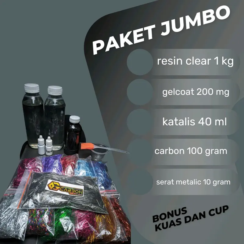 PAKET CARBON FORGED.  bahan untuk carbon forged / paketan carbon forged / karbon forged / carbon kevlar Alat 6