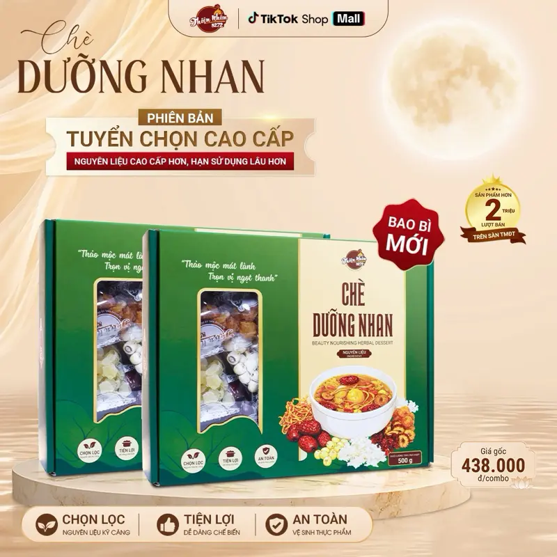 [BỘ 2 LẦN NẤU] Conbo 2 Chè Dưỡng Nhan Phiên Bản Cao Cấp 14 Vị - Nguyên Liệu Cao Cấp Hơn - Hạn Sử Dụng Lâu Hơn [Thiện Nhân 5272]