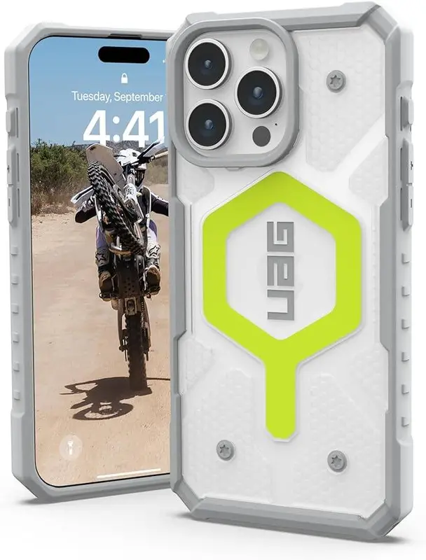 Ốp Pathfinder, UAG, Có Từ Tính, Dành Cho iPhone 16 Pro Max, iPhone 15 Pro Max, iPhone 14 Pro Max Và 13 Pro Max, Ốp Điện Thoại, Vỏ Bảo Vệ Trong Suốt Chắc Chắn, Trong Suốt, Bảo Vệ Tất Cả Các Hướng, Ốp Điện Thoại 1