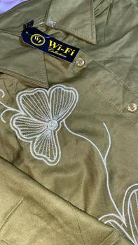 Product Review of Baju kemeja bunga bordiran katun twill from R**a A**a 2