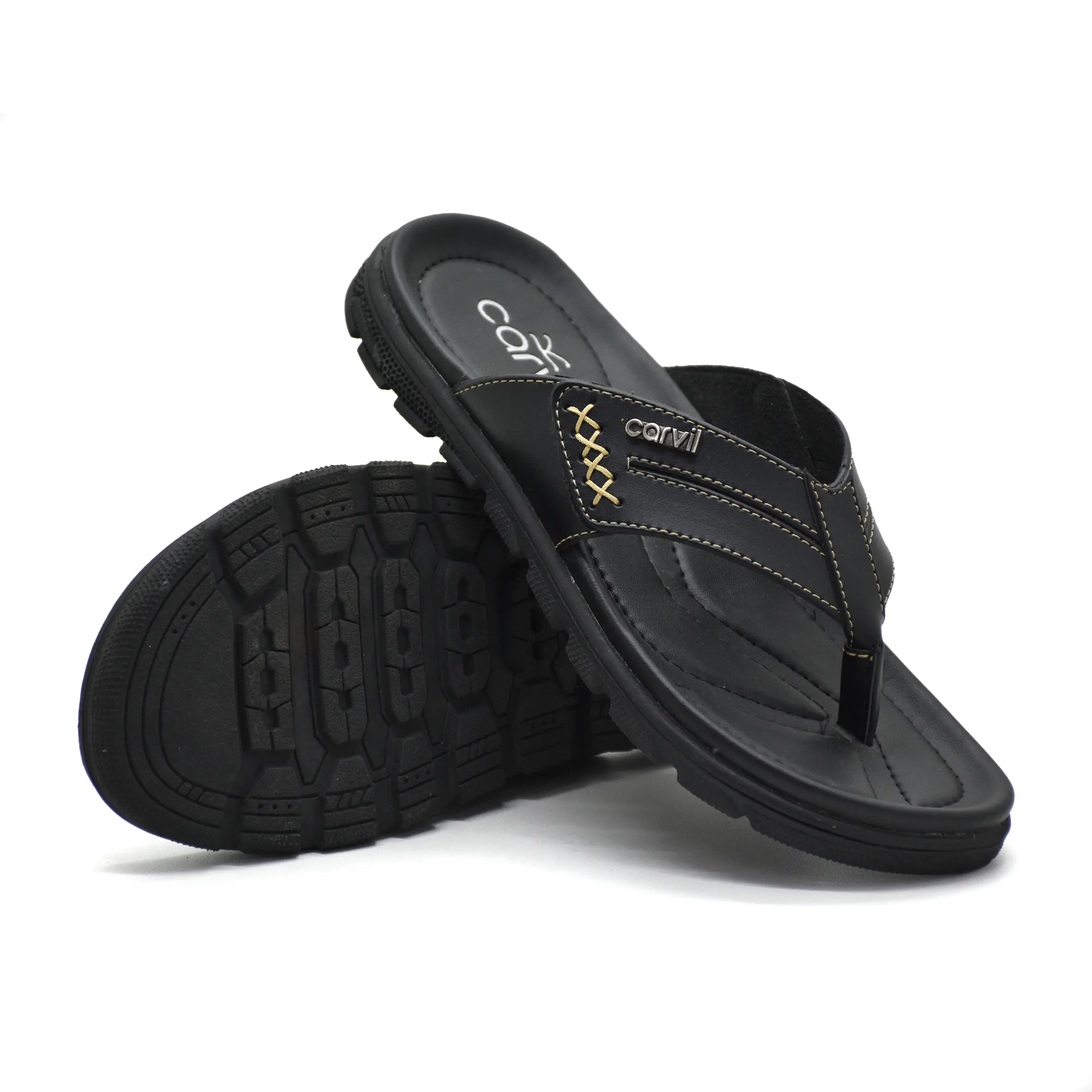 Carvil Sandal Pria Newtom - 01 M Flat Casual