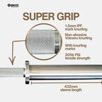 Gambar XMASTER Powerlifting Barbell Kompetisi 20kg - IPF Chrome Volcano Knurling untuk Deadlift Squat dan Bench Press - Comp PL-20KG dari XMASTER Gym Equipment ID Kab. Tangerang 3 Tokopedia
