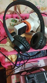 Product Review of Bonkyo Headphone stereo dengan mikrofon dan single jack 3.5mm Cocok untuk pembelajaran di kantor Bass Headset Subwoofer Earphone Handsfree Bluetooth from Y**💞 0