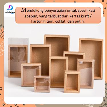Kotak Karton Kado Gift Box Hampers Hadiah Souvenir Hardbox Multifungsi Aesthetic Polos Putih Sliding Untuk Parfum Kosmetik Hitam Kertas 5