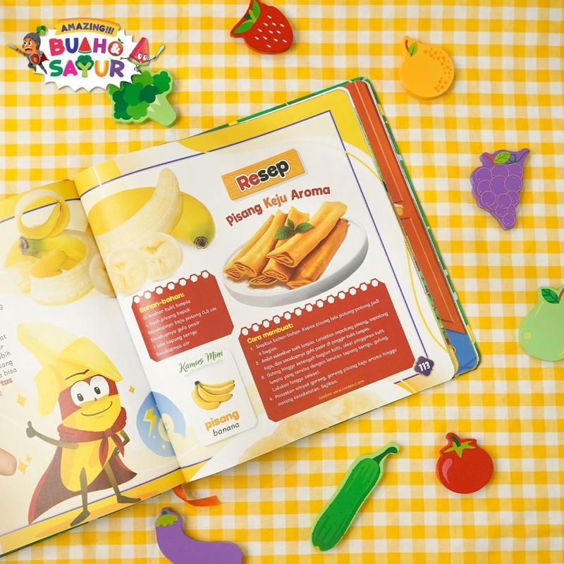 Product Introduction of Buku Anak - Buah dan Sayur - Amazing!!! Buah & Sayur - Buku Ensiklopedia Anak Usia 5+ - Visi Mandiri - Hardcover Books 20