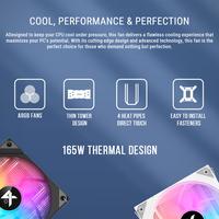 Gambar KYO SAMA L4P120 CPU COOLER ARGB FAN PROCESSOR COOLER ARGB 4 Heatpipe - BLACK dari KYO Indonesia_NEW Kota Administrasi Jakarta Utara 3 Tokopedia