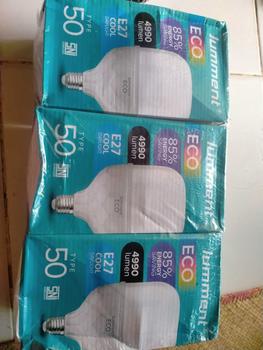 Product Review of Paket 3 Pcs Lampu Bohlam LED Premium Jumbo 40 Watt dan 50 Watt Putih from M** 1