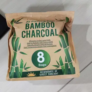 Pureconcept Set 4pcs Bamboo Charcoal Purifying Bag Penghilang Bau dan lembap Anti Bakteri Jamur 800gram