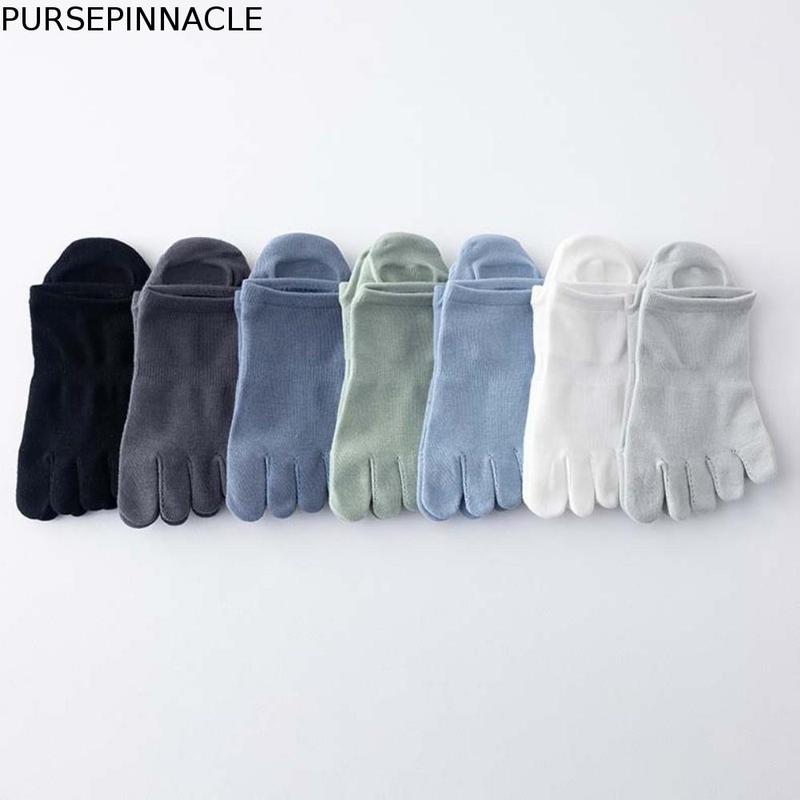 PURSEPINNACLE Thoáng khí Bông Tất năm ngón dành cho nam Chống trơn trượt Áo…