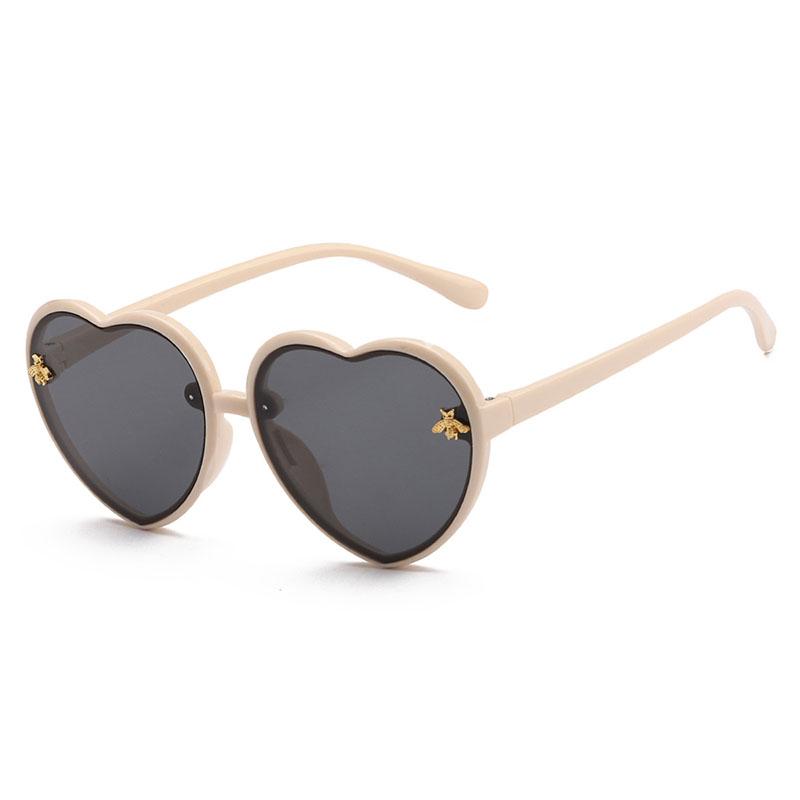 Product Introduction of 2-12Y Heart Frame Kids Sunglasses Children Retro Cute Cartoon Bee GlassesGirls Boys Fashion Eyeglasses 14