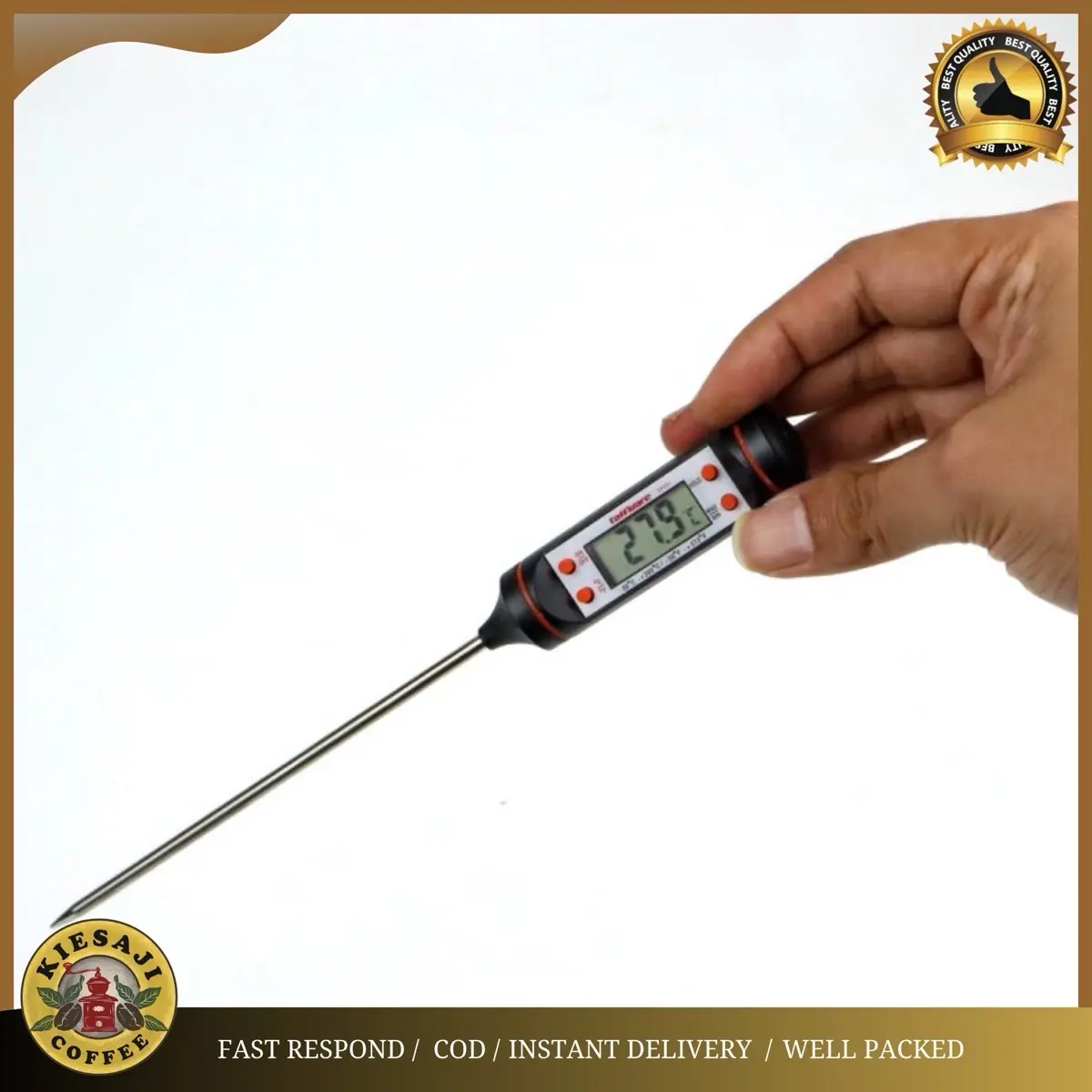 Thermometer Kopi Digital / Termometer Minyak Dapur Daging Susu BBQ