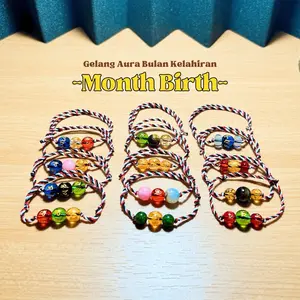 Savana Shop - Gelang Aura Tali Tridatu Bulan Lahir Pria Wanita