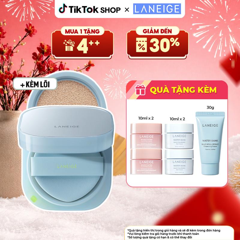   Mới  Phấn Nước Laneige Mewy Cushion Kèm lõi 15G x 2 